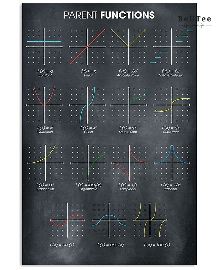Teacher Poster Parent Functions Poster Funny Math Vertical Poster 