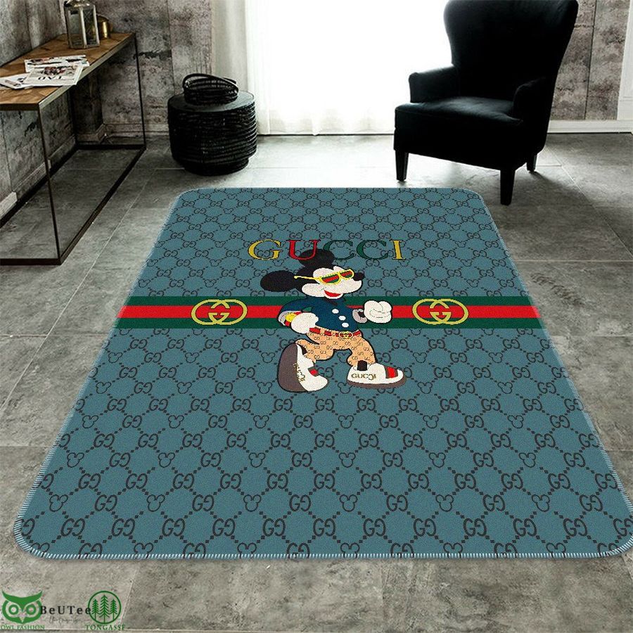 Gucci Mickey mouse swag Luxury Brand Carpet Rug