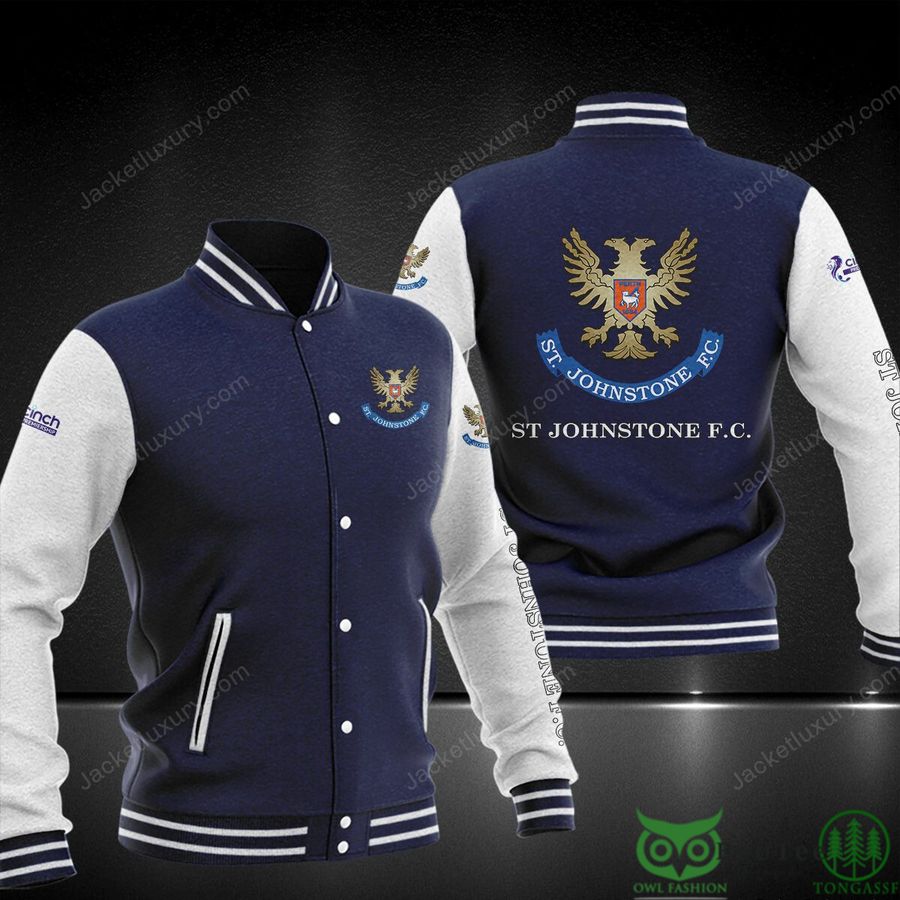 St Johnstone F.C. Scottish Premiership Baseball Varsity Jacket