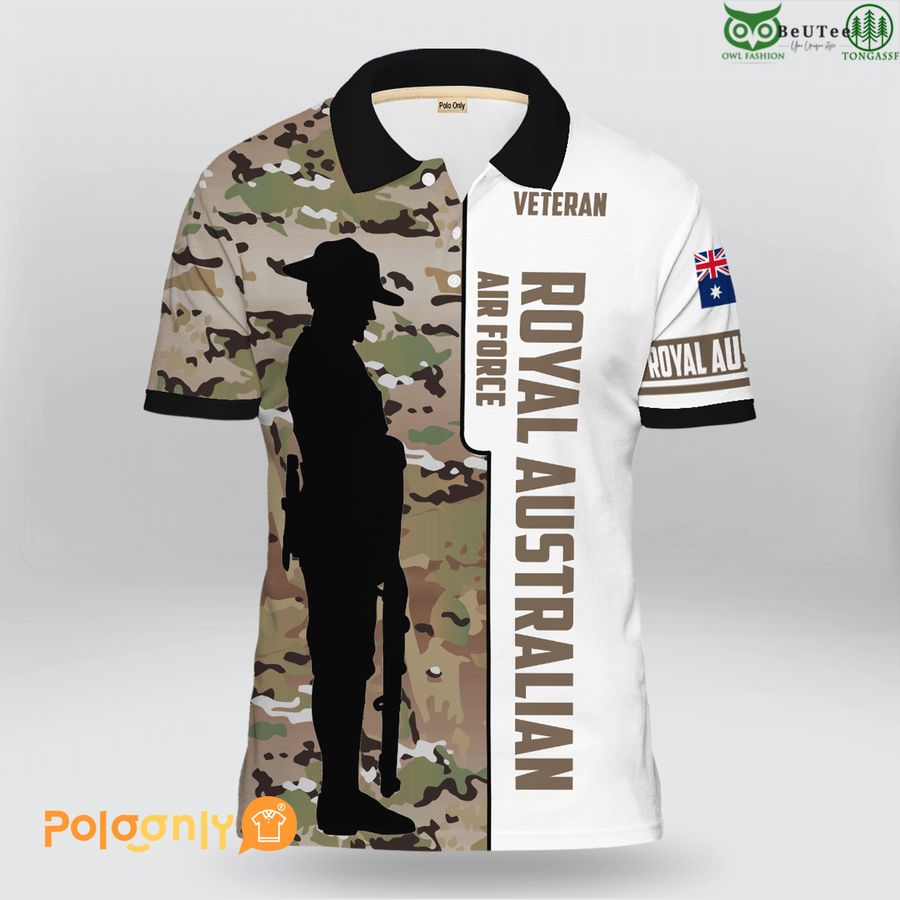 Australian Veteran 'Royal Australian Air Force' Polo Shirt 
