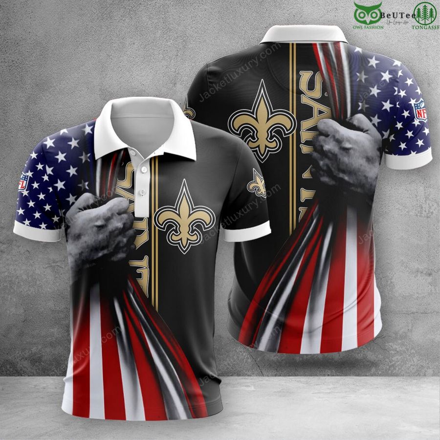 New Orleans Saints NFL aloha pride summer 3D Polo T-Shirt Hoodie