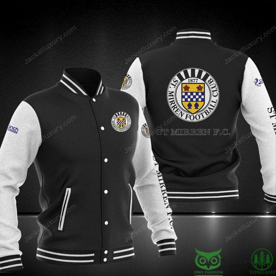 St Mirren F.C. Scottish Premiership Baseball Varsity Jacket