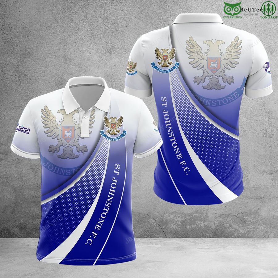 St Johnstone F.C. Scottish Premiership 3D Polo T-Shirt hoodie special