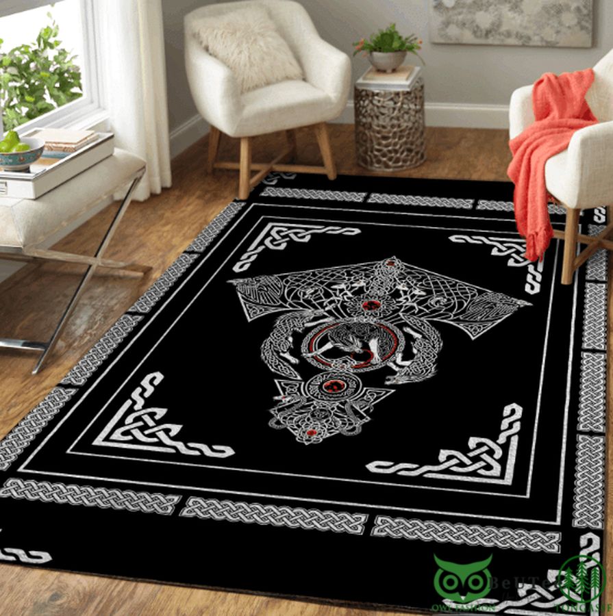 14 Limited Edition Viking Black Carpet Rug
