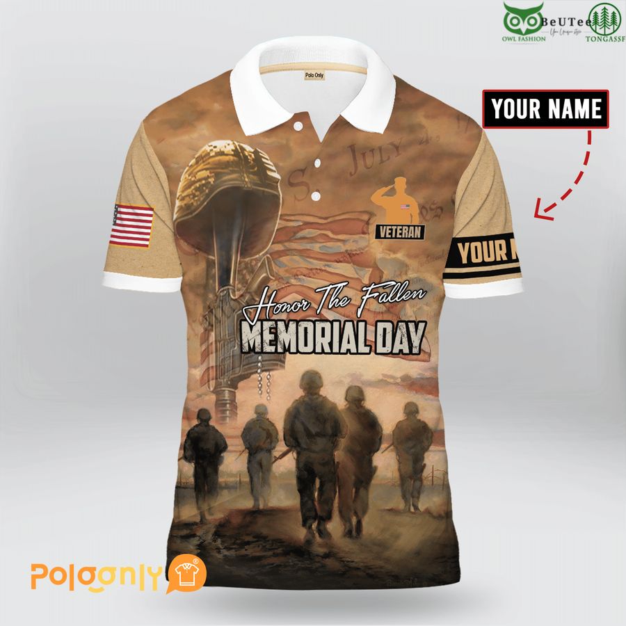SPECIAL Honor The Fallen Memorial Day' Polo Shirt 