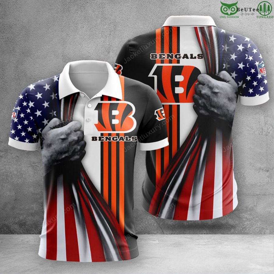 Cincinnati Bengals NFL aloha pride summer 3D Polo T-Shirt Hoodie