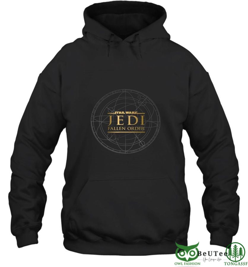 Star Wars Jedi Fallen Order Black Logo 3D Hoodie