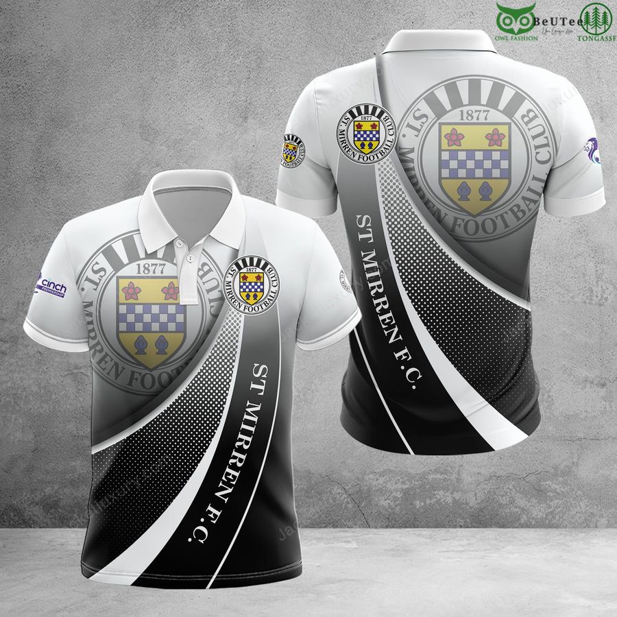 St Mirren F.C. Scottish Premiership 3D Polo T-Shirt hoodie sporty vibe