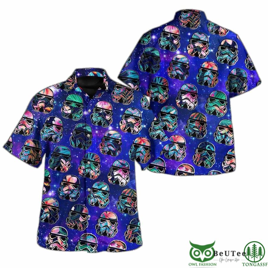 Star Wars Blue Galaxy Hawaiian Shirt