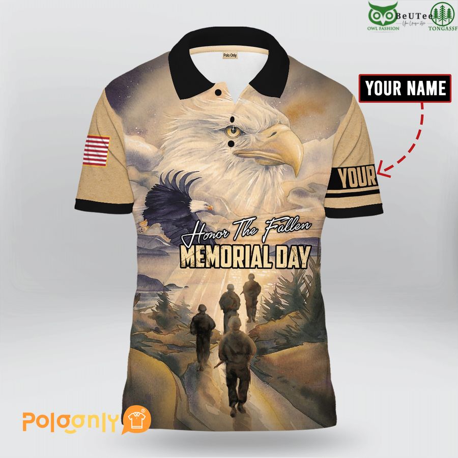 Honor The Fallen Memorial Day' special custom Polo Shirt 