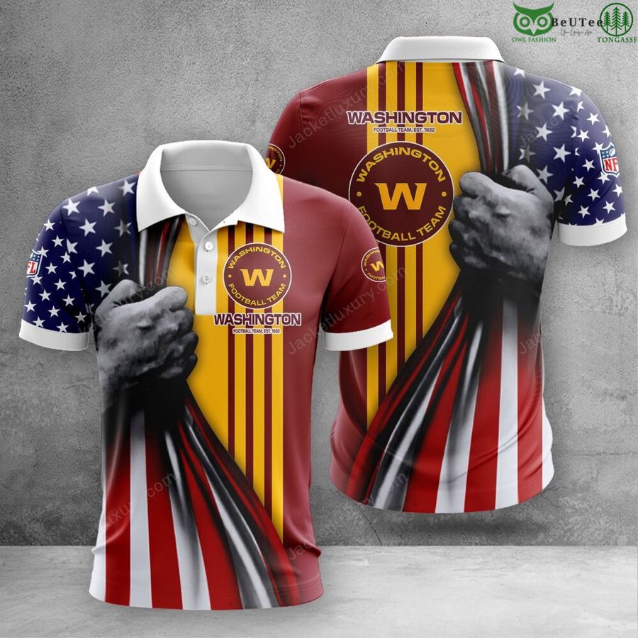Washington Football Team NFL aloha pride summer 3D Polo T-Shirt Hoodie