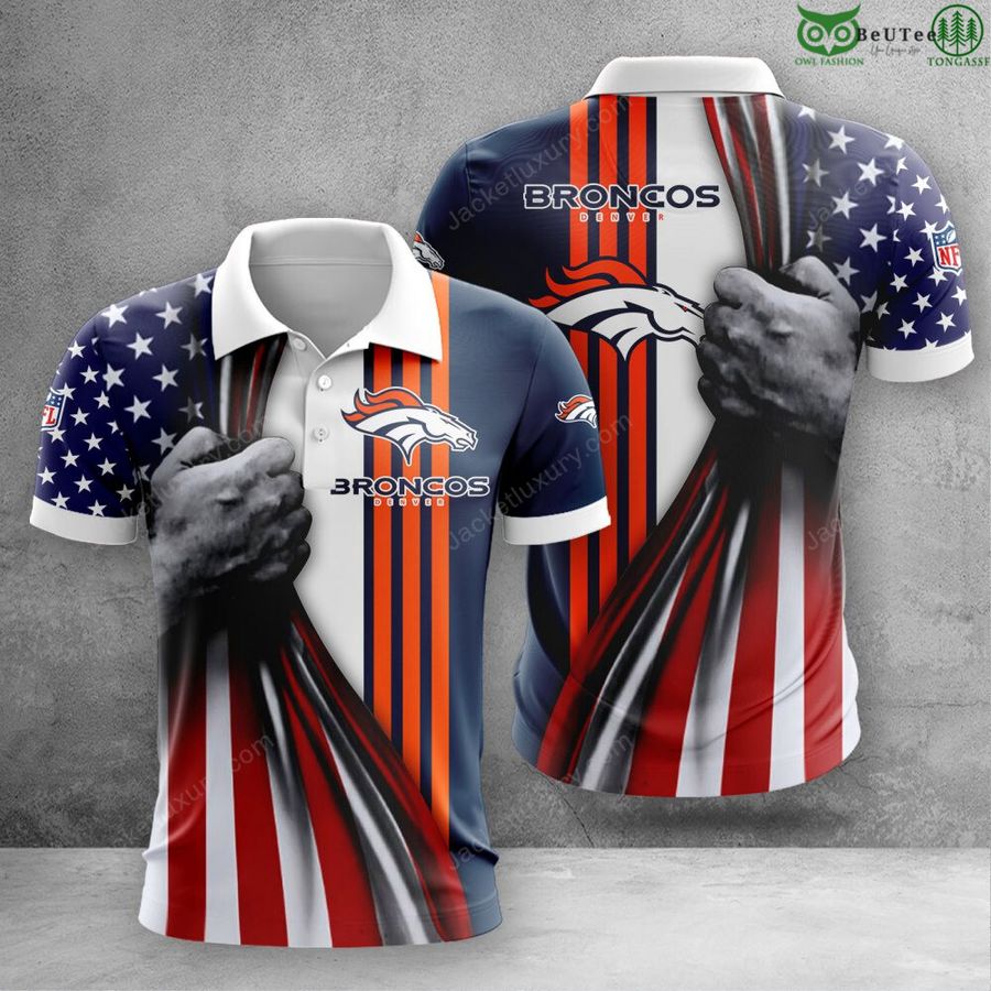 Denver Broncos NFL aloha pride summer 3D Polo T-Shirt Hoodie