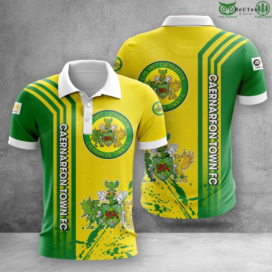 Caernarfon Town F.C Wales Cymru Leagues 3D Shirt