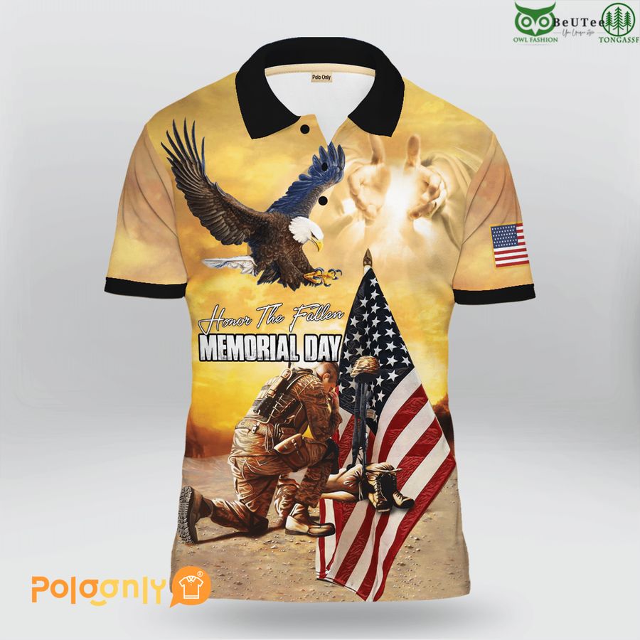 Honor The Fallen' Memorial Day Polo Shirt