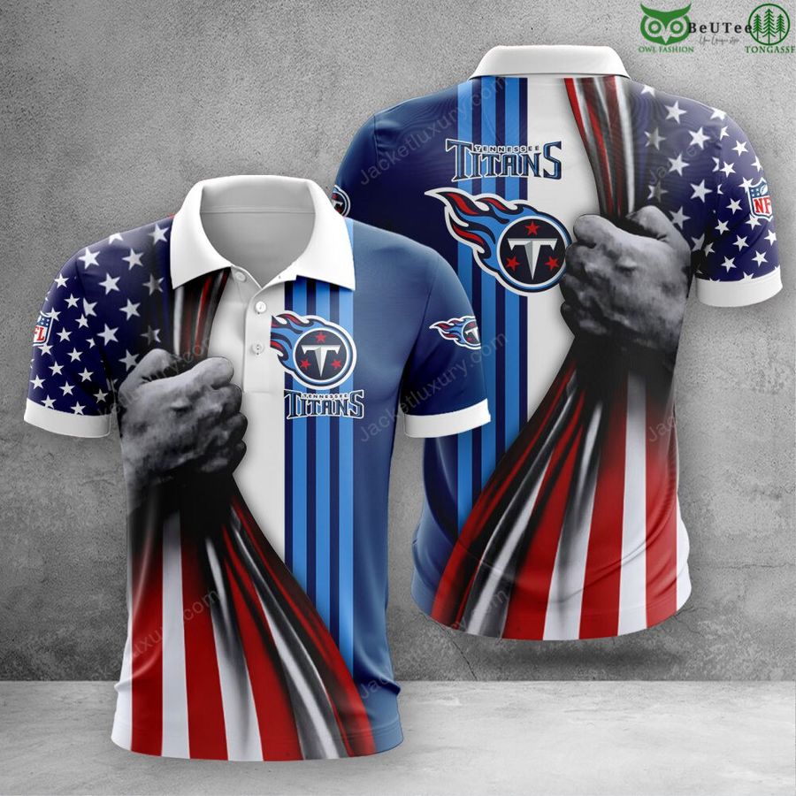 Tennessee Titans NFL aloha pride summer 3D Polo T-Shirt Hoodie