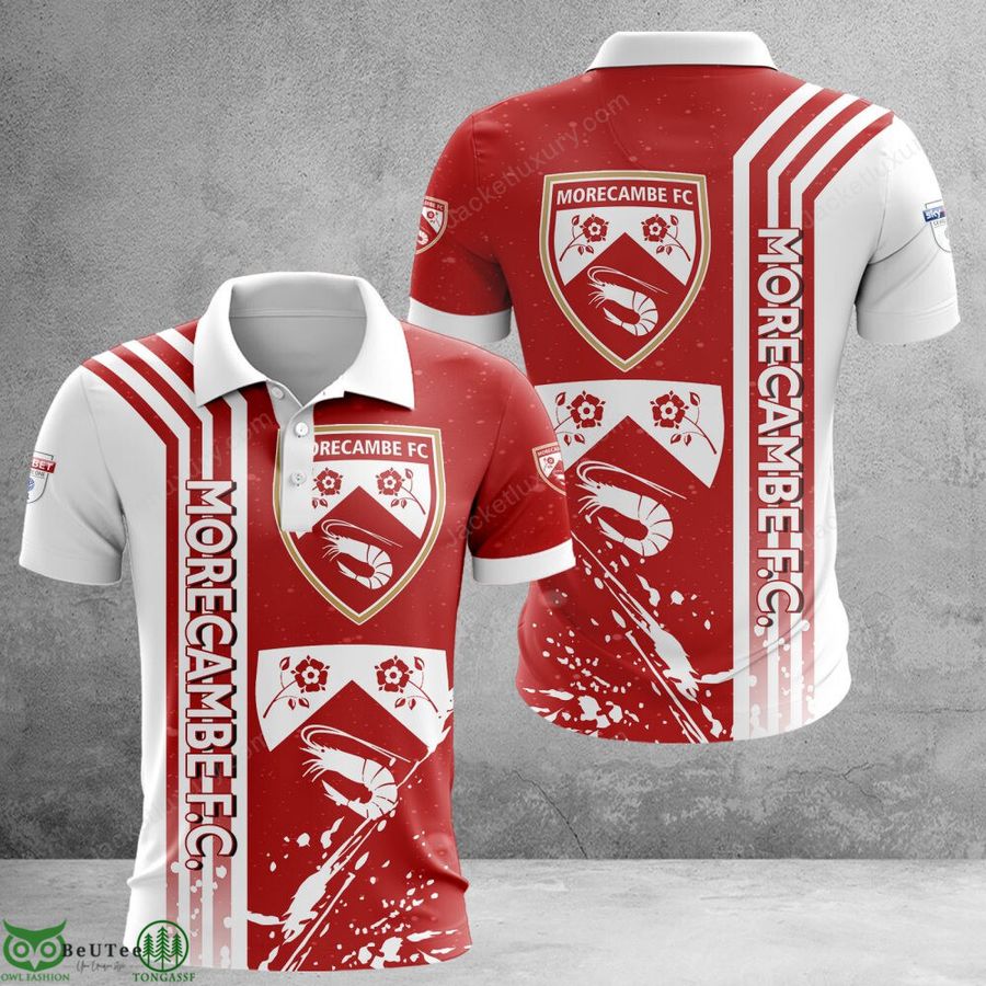 Morecambe F.C EFL Championship AOP Polo T-shirt