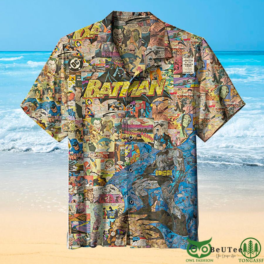 27 Batman DC Collage Hawaiian Shirt
