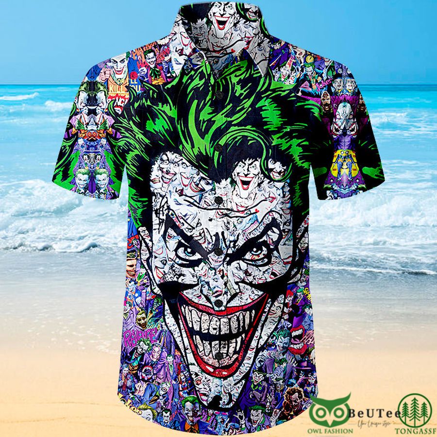 29 Joker Face Collage Hawaiian Shirt