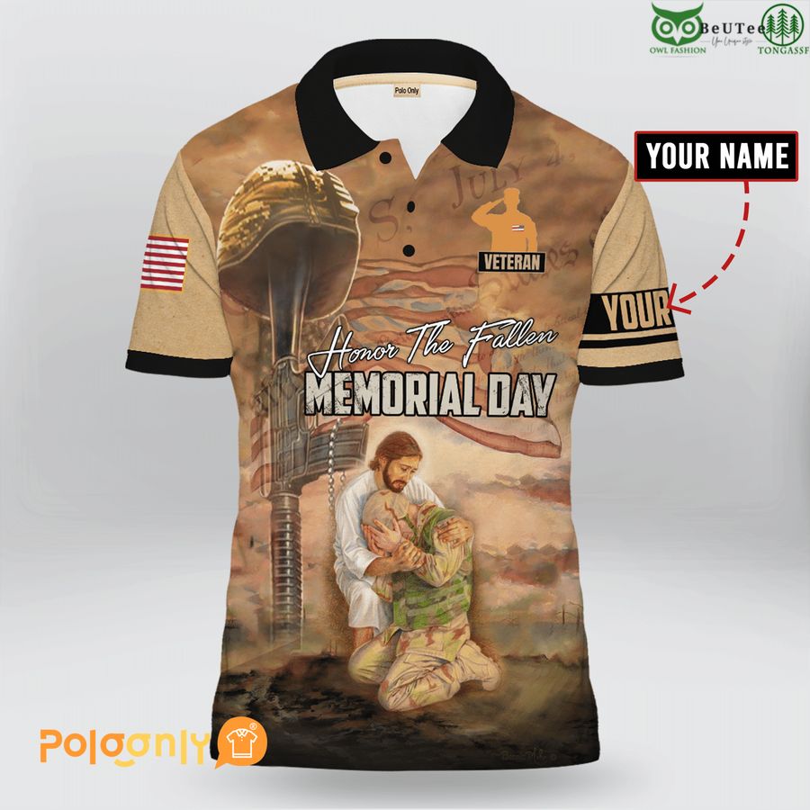 Honor The Fallen Memorial Day' Polo Shirt 