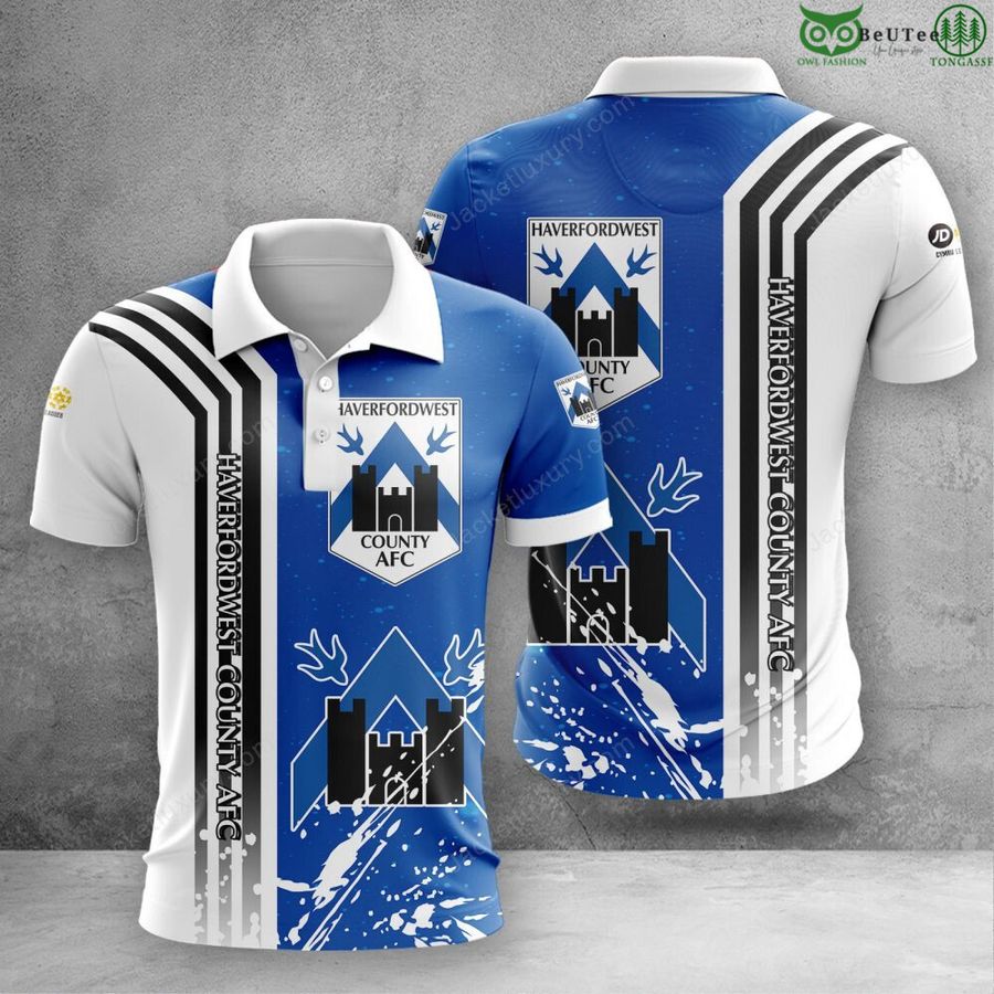 Haverfordwest County Wales Cymru Leagues 3D Shirt
