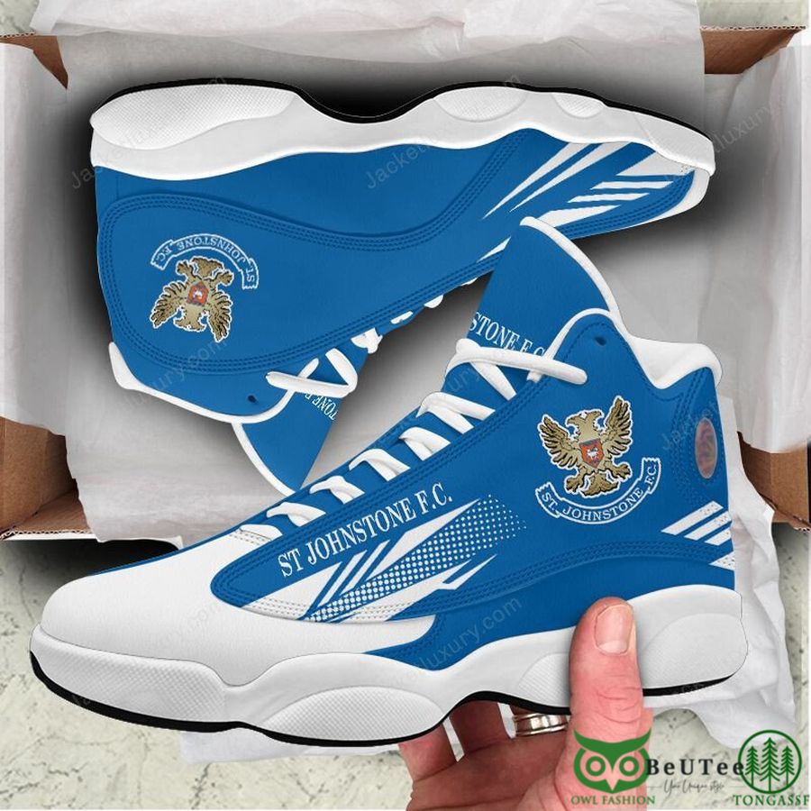 St Johnstone F.C. Scottish Premiership White Blue Air Jordan 13