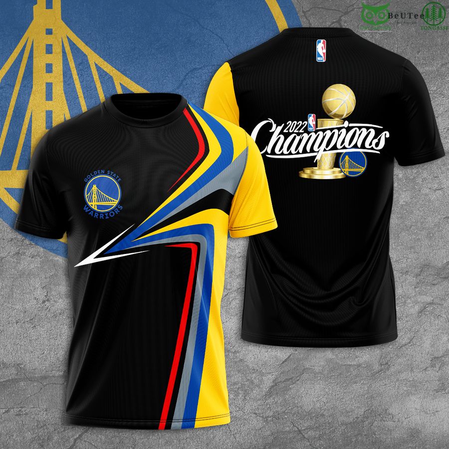 PREMIUM Golden State Warriors 2022 Champions cup 3D T-Shirt
