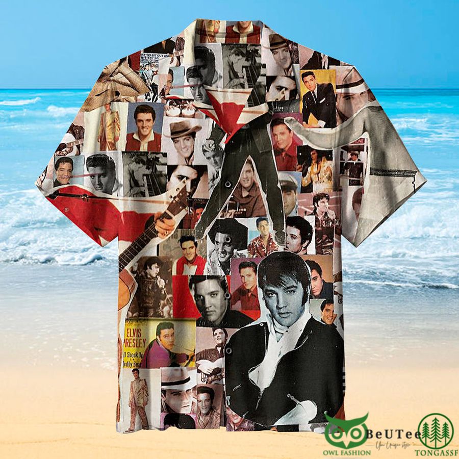 4 Elvis Presley Collage Universal Hawaiian Shirt