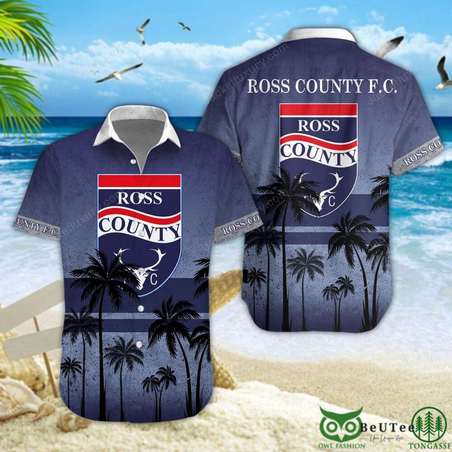 Ross County F.C. Palm Tree Scottish Premiership 3D Printed Polo Tshirt Hoodie