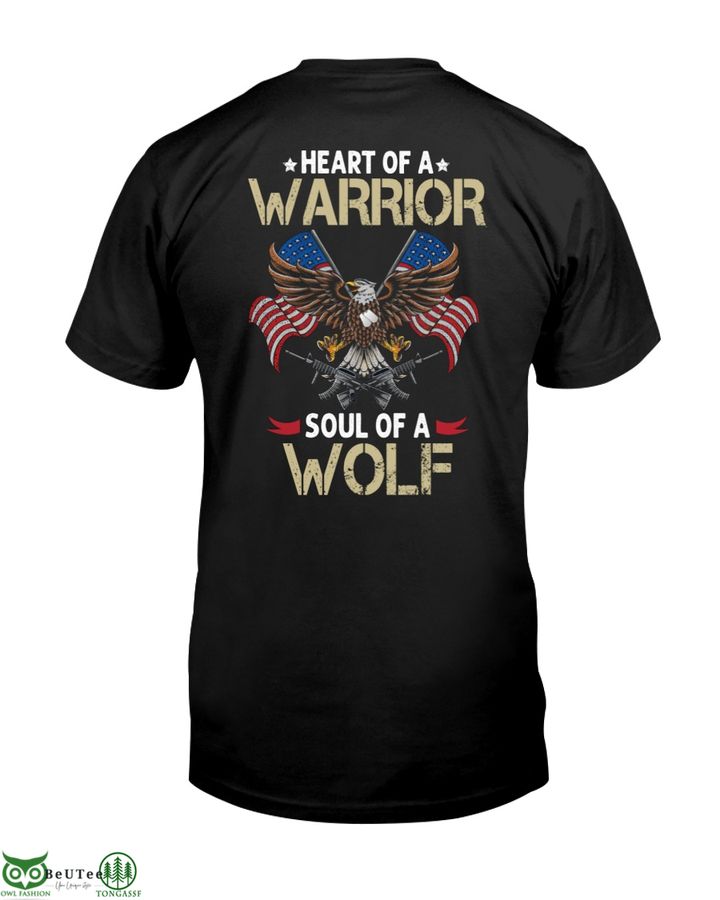 HEART OF A WARRIOR SOUL OF A WOLF Classic T Shirt