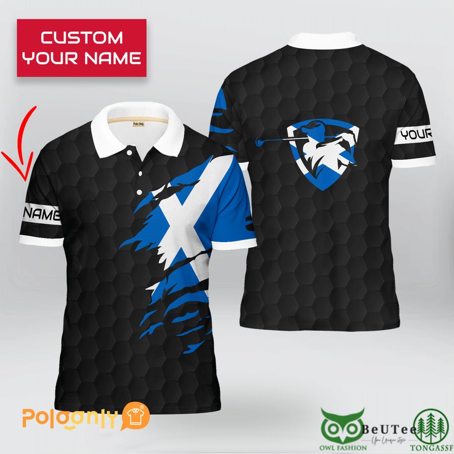 Scotland Golf Personalized Polo Shirt 