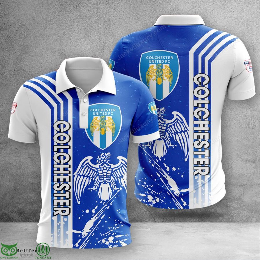 Colchester United EFL Championship AOP Polo T-shirt