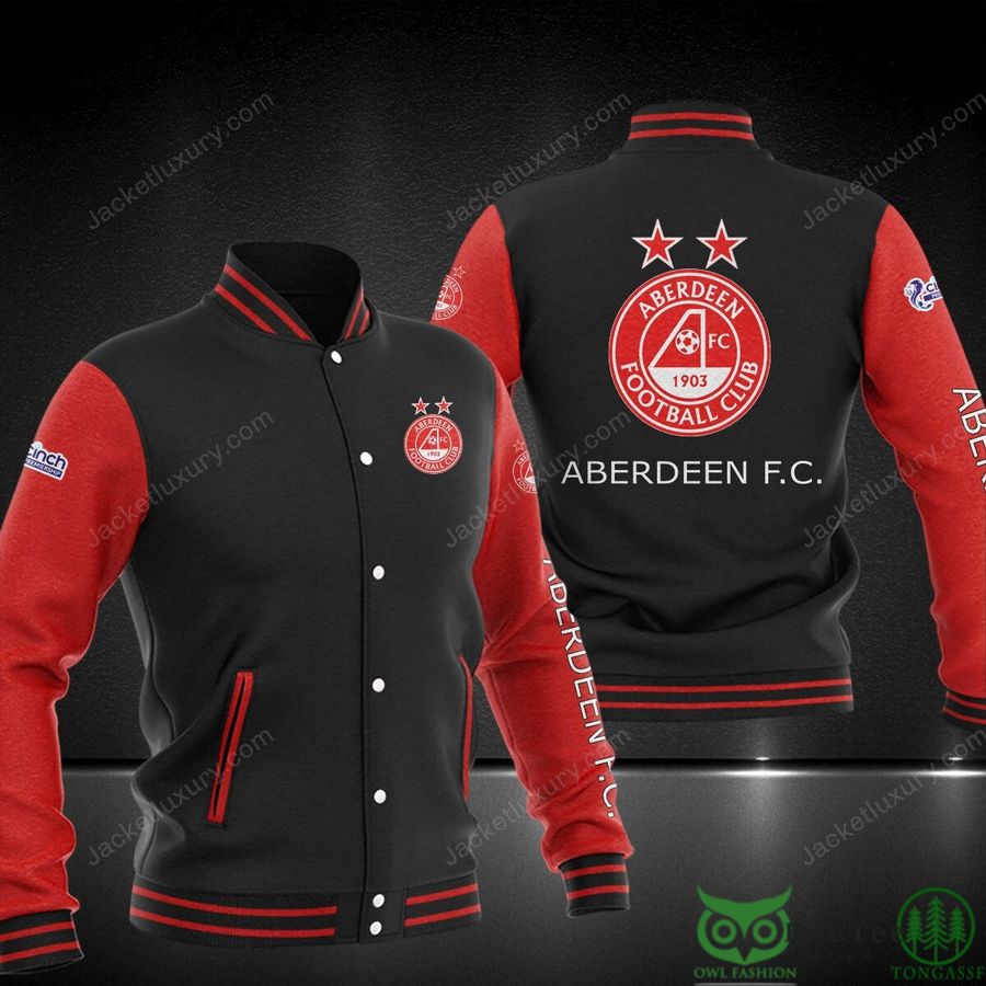 Aberdeen F.C. Scottish Premiership Baseball Varsity Jacket