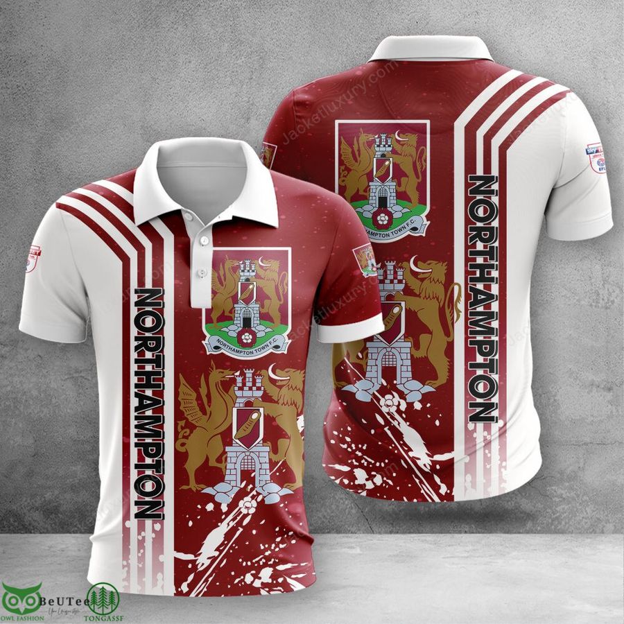 Northampton Town F.C EFL Championship 3D Polo T-shirt