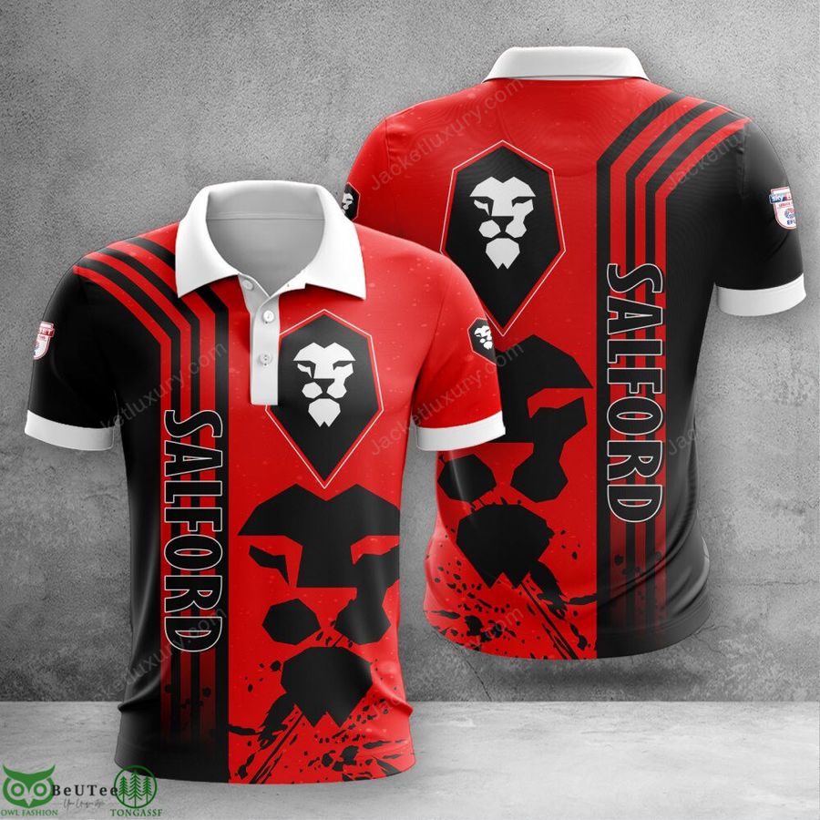 Salford City EFL Championship AOP Polo T-shirt