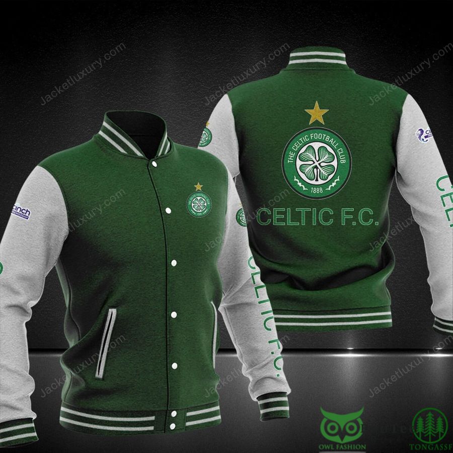Celtic F.C. Scottish Premiership Baseball Varsity Jacket