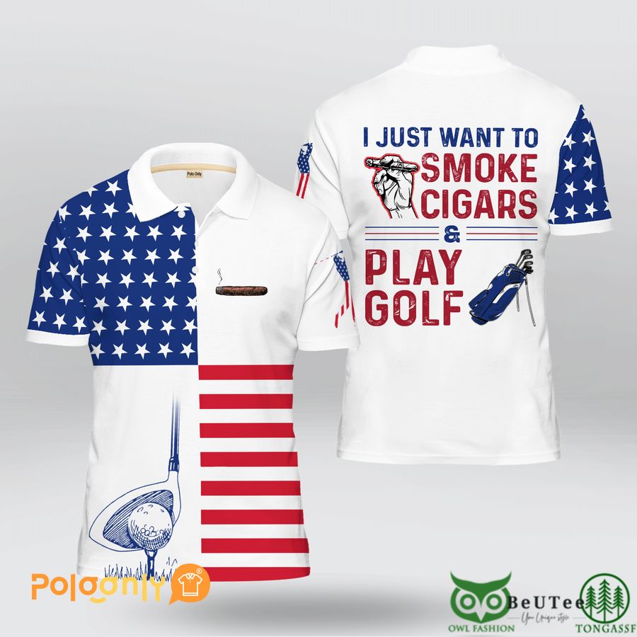 57 Golf Cigar Polo Shirt