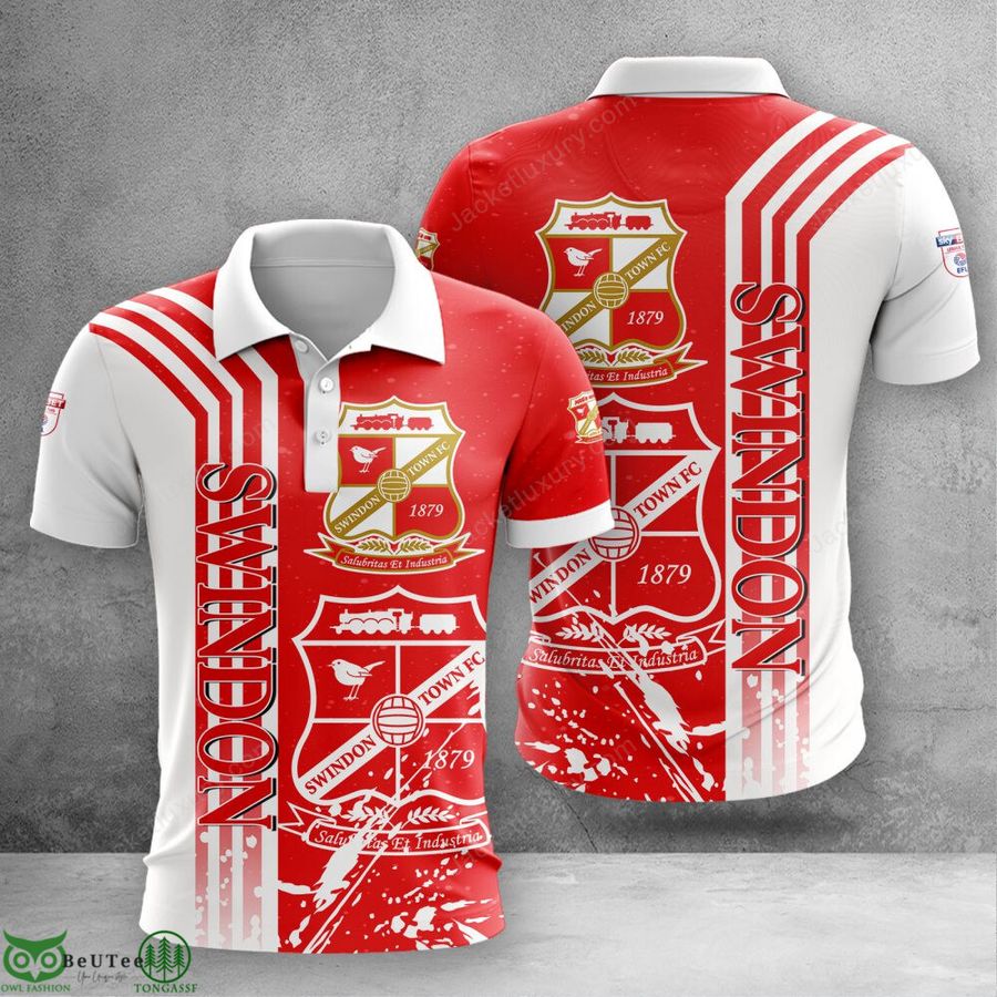Swindon Town EFL Championship 3D Polo T-shirt
