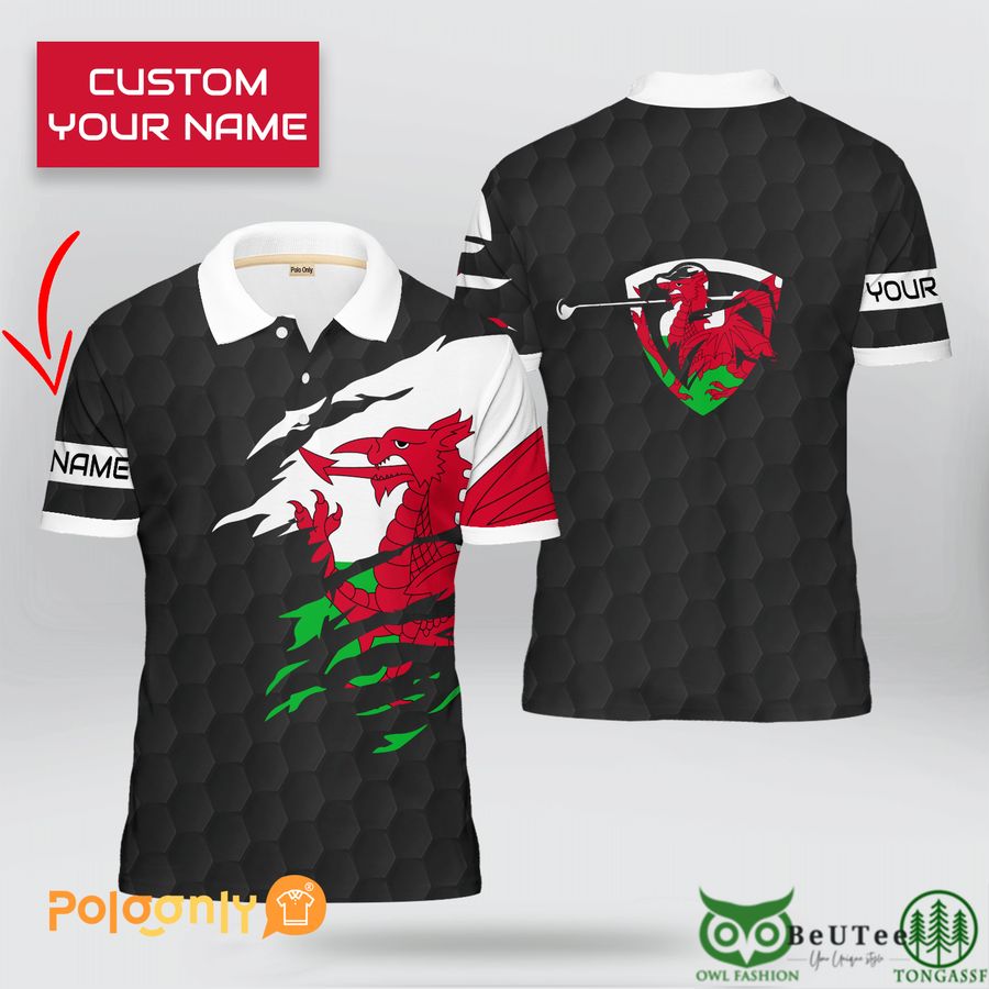 47 Wales Golf Personalized Polo Shirt