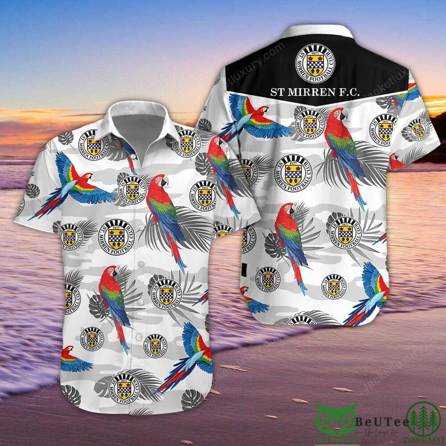 98 St Mirren F.C. Parrot Scottish Premiership Hawaiian Shirt Shorts