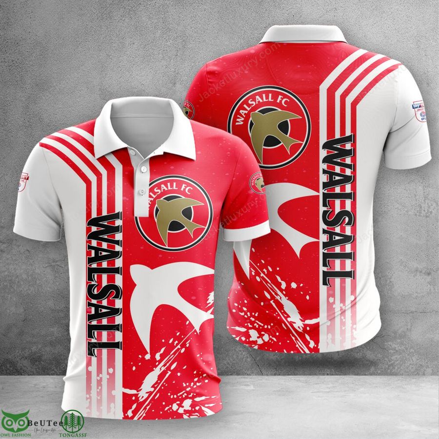 Walsall FC EFL Championship AOP Polo T-shirt