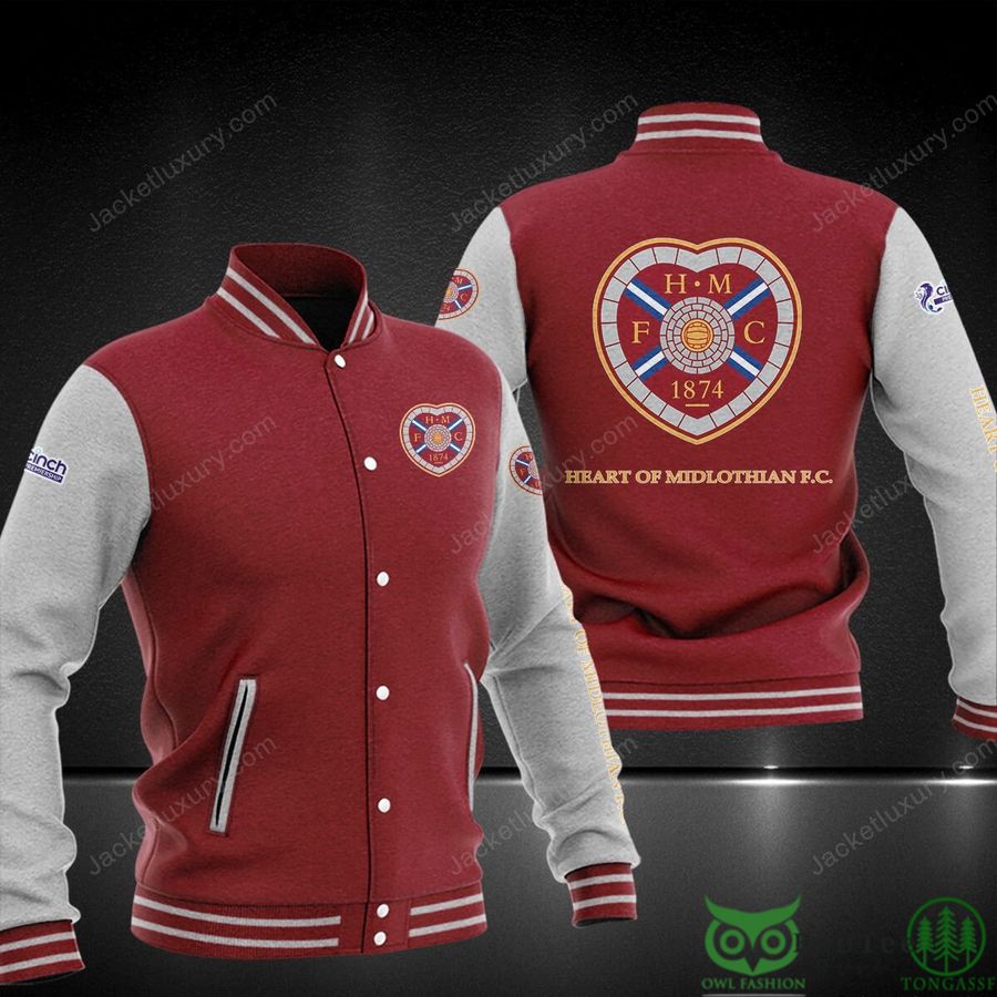 Heart of Midlothian F.C. Scottish Premiership Baseball Varsity Jacket