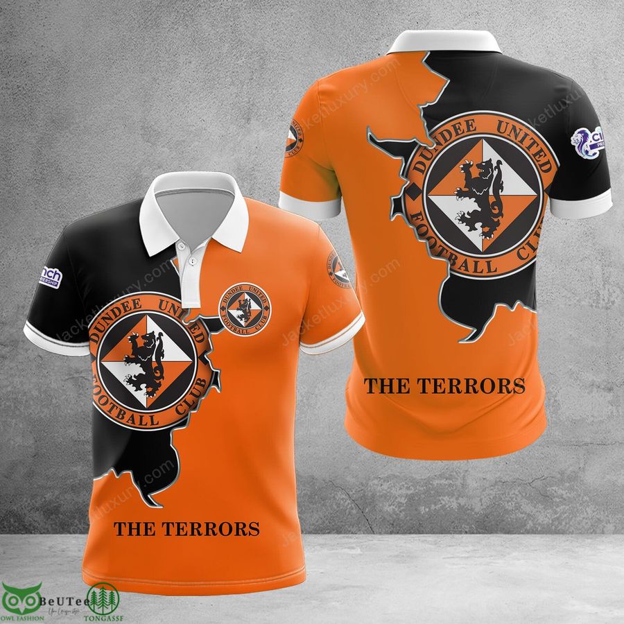 250 Dundee United F.C. The Terrors Scotland football champions 3D Polo T shirt Hoodie