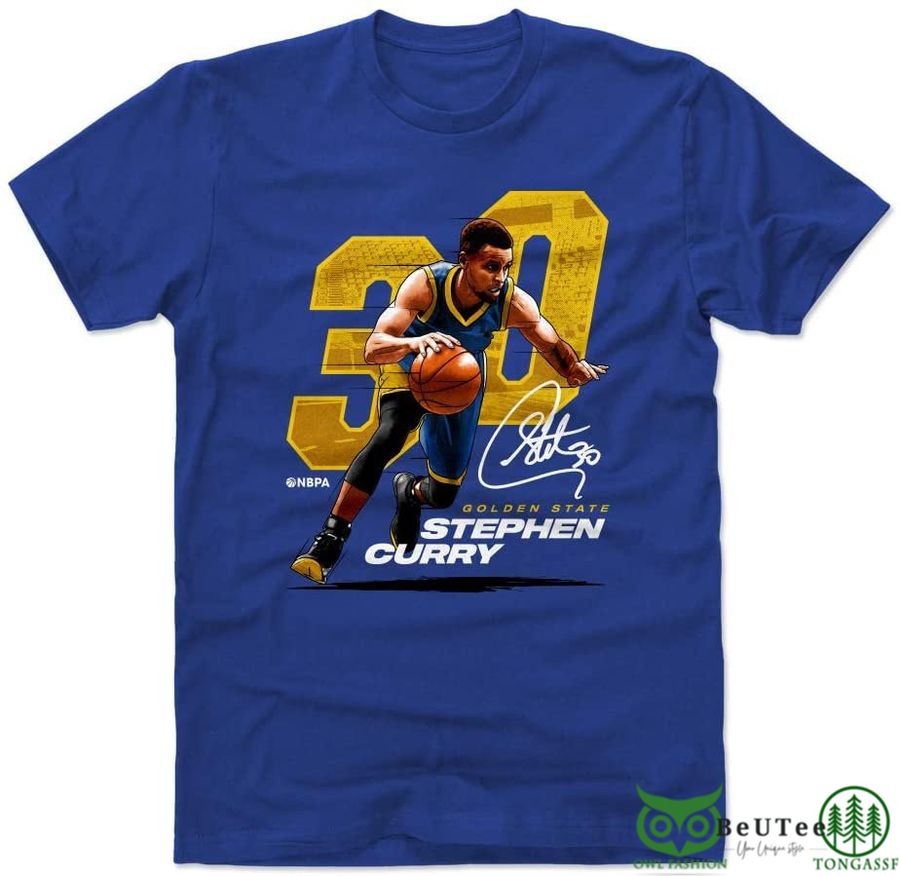 NBA Golden State Warriors Stephen Curry Signature 3D T-shirt