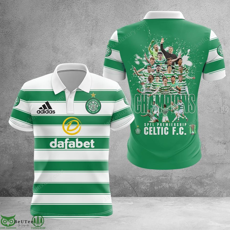 97 Celtic F.C. premiership dafabet Scotland football champions 3D Polo T shirt Hoodie
