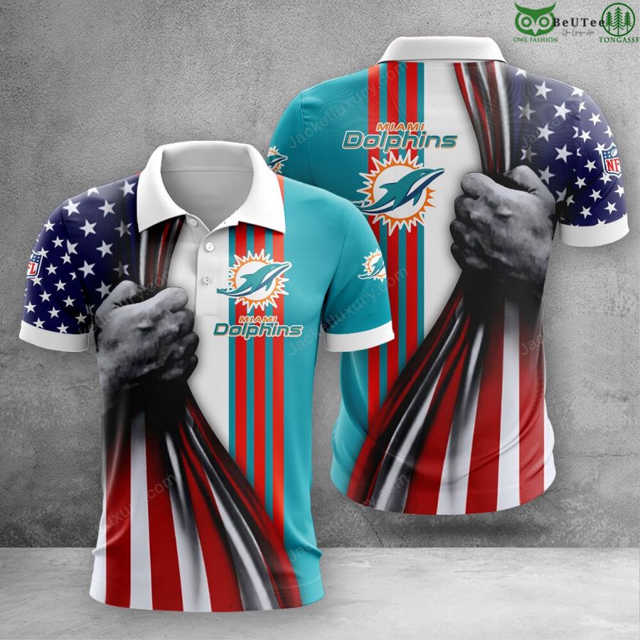 Miami Dolphins NFL aloha pride summer 3D Polo T-Shirt Hoodie