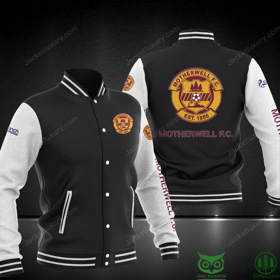 Motherwell F.C. Scottish Premiership Baseball Varsity Jacket