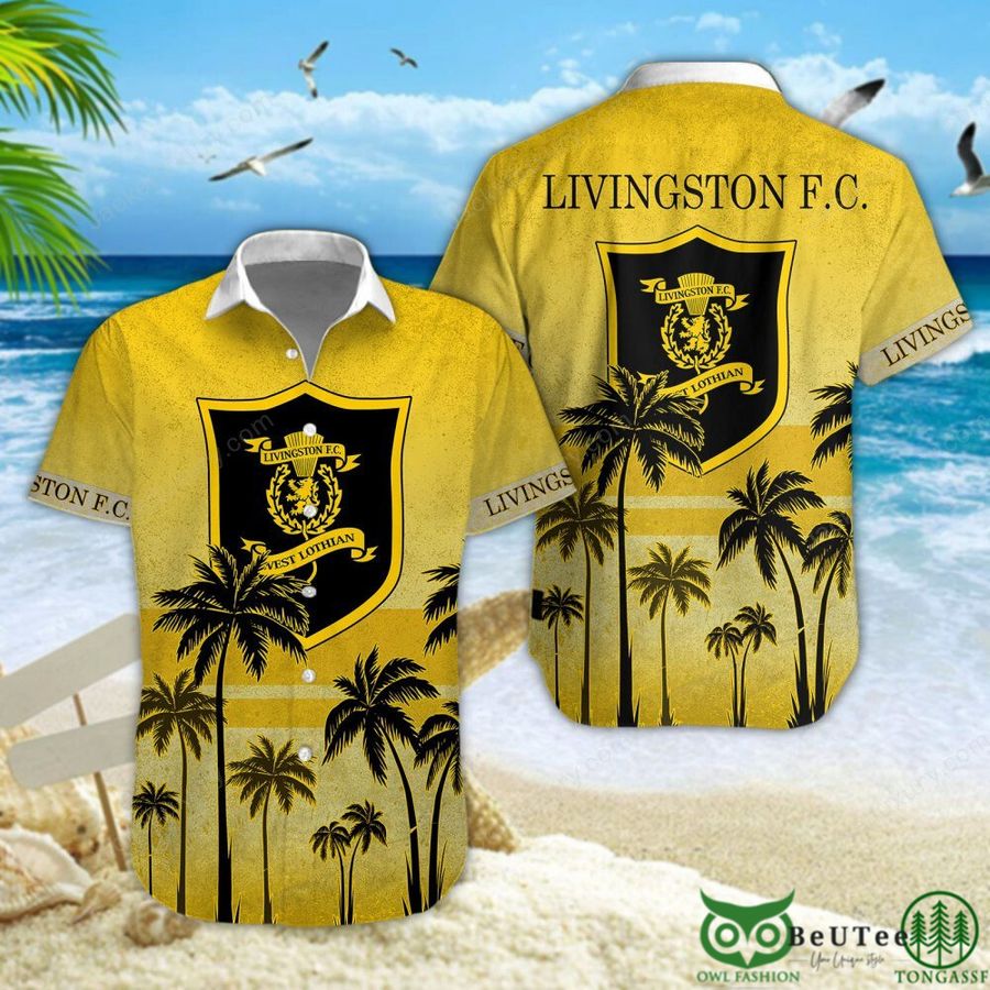 22 Livingston F.C. Palm Tree Scottish Premiership 3D Printed Polo Tshirt Hoodie