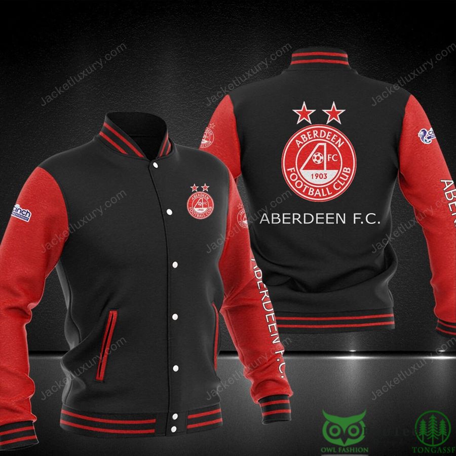 50 Aberdeen F.C. Scottish Premiership Baseball Jacket