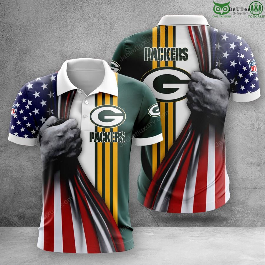 252 Green Bay Packers NFL aloha pride summer 3D Polo T Shirt Hoodie
