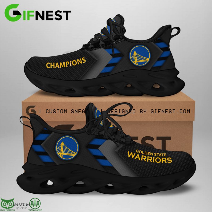 7 Golden State Warriors finals champions blue highlighted Max Soul sneakers